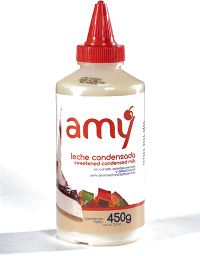 Leche condensada AMY 450 g — botella squeeze