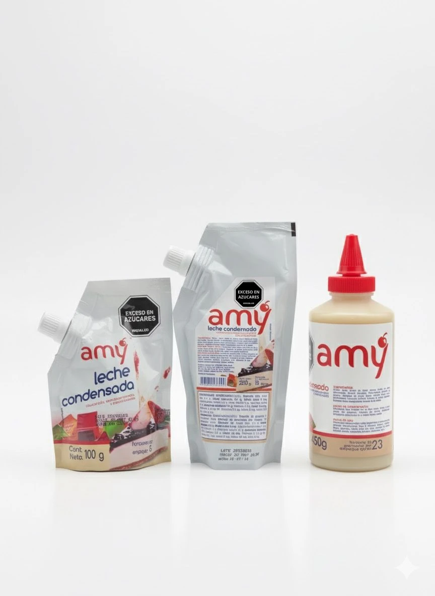 Presentaciones leche condensada AMY